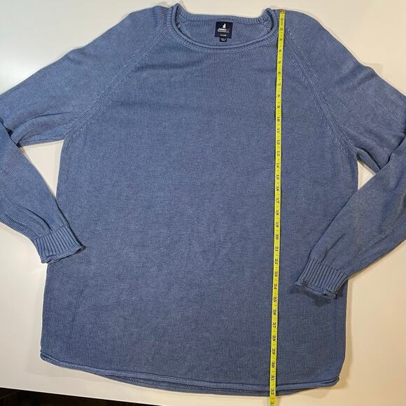 Johnnie-O Men’s Laguna Blue Linen Tencel Knit Sweater Sz XXL nautical coastal - Picture 5 of 10